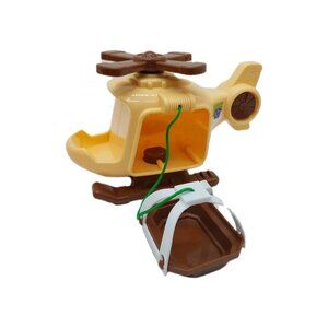 Keenway Animal World Helicopter Yellow Brown